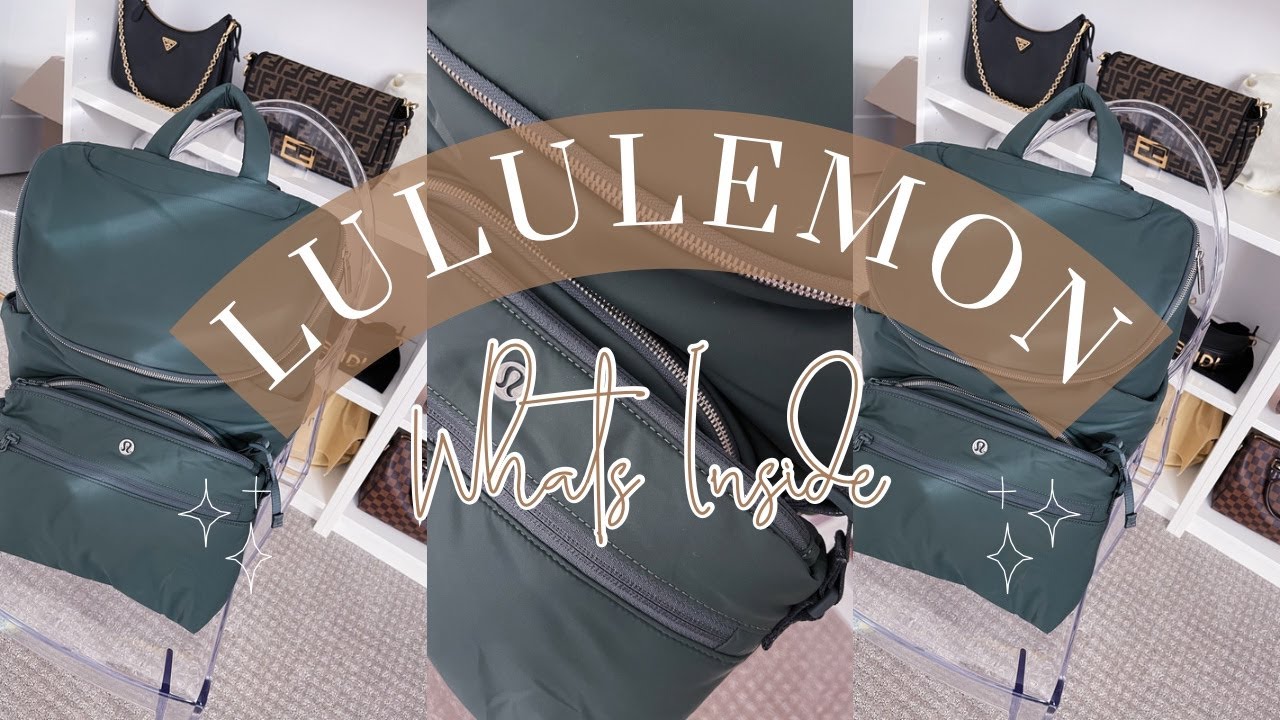 New Lululemon Bag | Review & What Fits Inside - YouTube