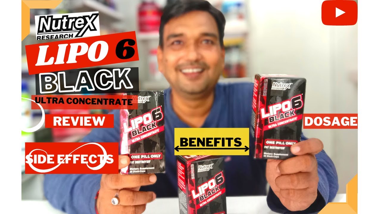 Nutrex Lipo6 Black ultra concentrate Review in Hindi Best fat burner Dosage,benefits,Side