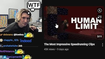 xQc Gets Shocked Reacting To The Greatest "No Job" Minecraft Player of All Time