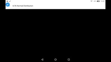Finite Math 8.7A Normal Distribution
