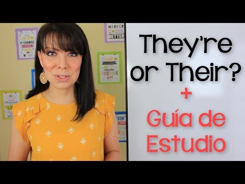 Vídeo: Diferencia Entre There Y Their En Gramática Inglesa