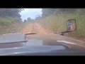 Two 60 series cruisin&#39; at high speed through the jungle of Gabon.