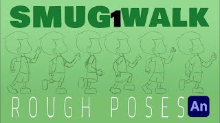 Character Animation with Adobe Animate - Lesson 17 | Smug Walk Part 1