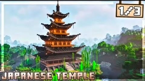 How to Build a Japanese Temple in Minecraft-(Tutorial 1/3