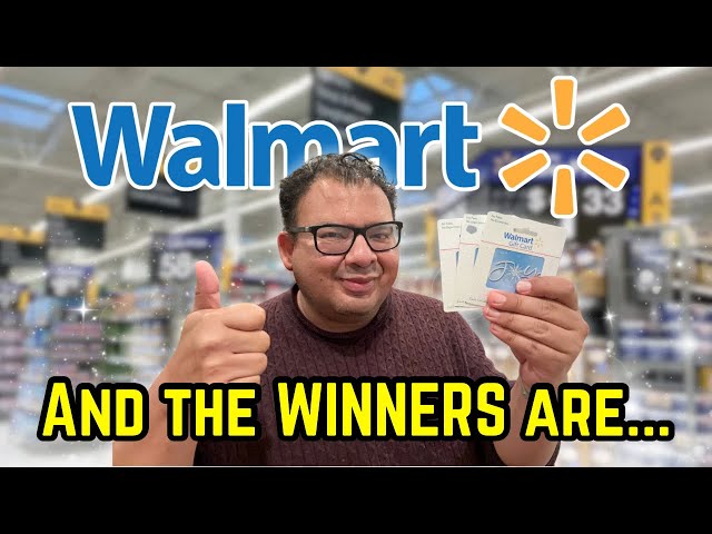Walmart Thanksgiving And the Winners ARE. #thanksgiving