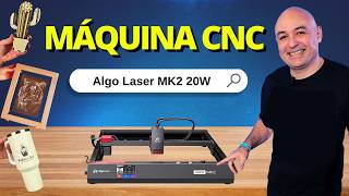 CNC Laser 20W AlgoLaser Alpha MK2 É REALMENTE A MELHOR Opção Para Corte e Gravação?