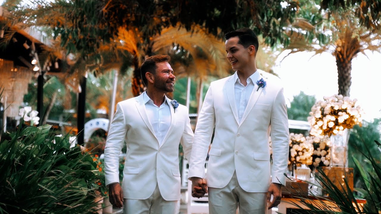 Casamento Gay Emocionante! Festa Insana - Fred e William