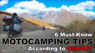 6 Must-Know Tips for Your First Motorcycle Camping Trip #motocamping