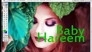 How To Edit Artwork Editing change photo background In Adobe Photo Shop Part 25 #babyhareem