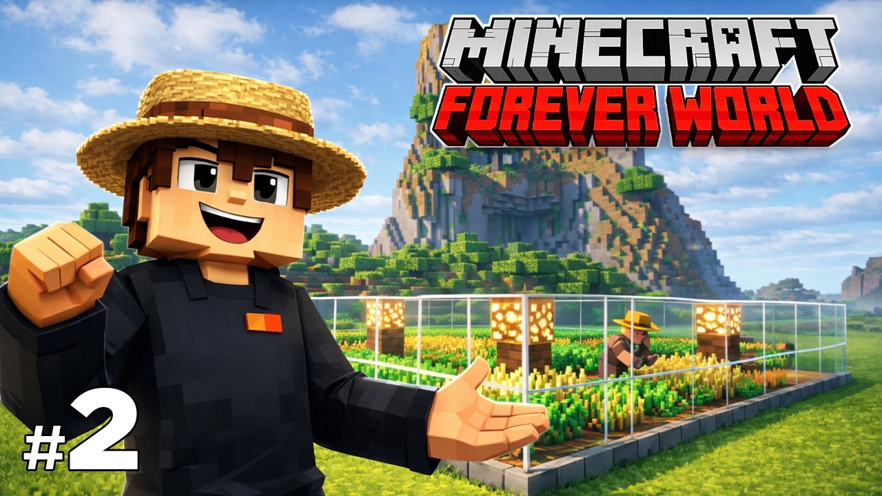 Minecraft ITA Ep.2 - Finalmente CIBO INFINITO | CROP FARM Survival