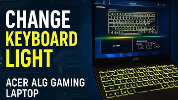 How to Change Keyboard Light in Acer Alg Gaming Laptop