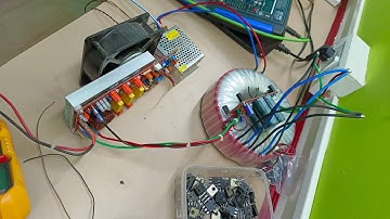 Class D 4K5 Amplifier circuit actual power ?? #fulltesting