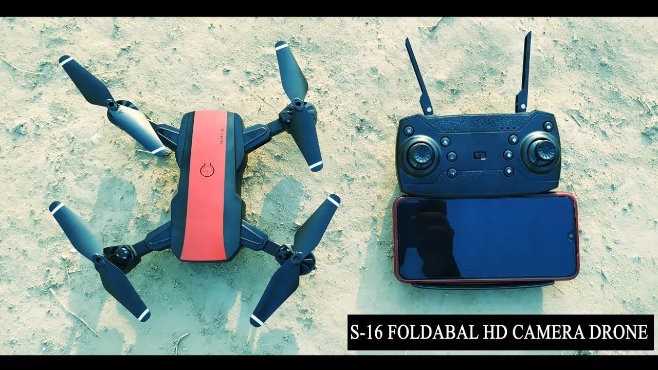 Best Camera drone | Folding camera Drone WiFi FPV HD w/a camera Unboxing & Testing S-16 Camera D