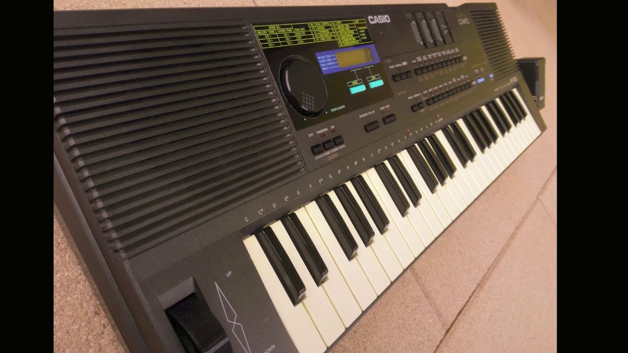 Casio HT700, Synthesizer, Vintage MiniKeyboard, VCF, DEMO YouTube