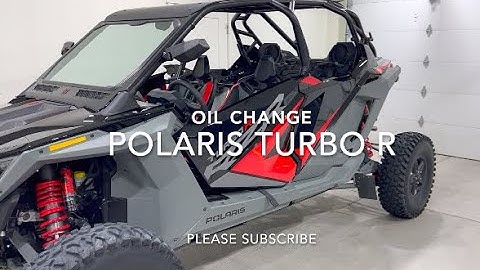 Oil Change Polaris Turbo R