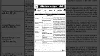 SSGC Jobs 2026