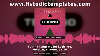 Techno Template for Ableton Live Peak Time Driving Electronic Music