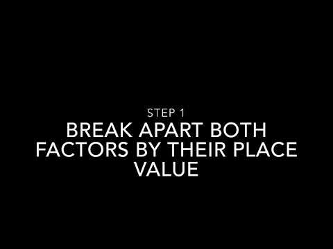 Multiplying 2 digit by 2 digit with Breaking Apart Both Numbers