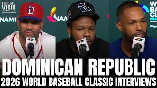 Albert Pujols, Cristopher Sánchez & Vladimir Guerrero Jr. Discuss Dominican vs. Korea WBC Matchup