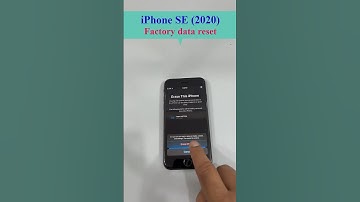 iPhone SE (2020): How to factory reset an iPhone 8 Plus. #iphone, #iphonese2020
