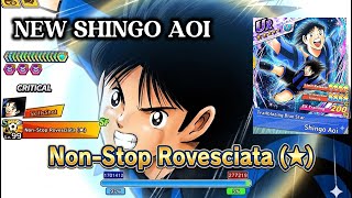 REVIEW NEW AOI WITH NON-STOP ROVESCIETA (⭐️)! BEAUTIFUL ANIMATION! CAPTAIN TSUBASA DREAM TEAM screenshot 1