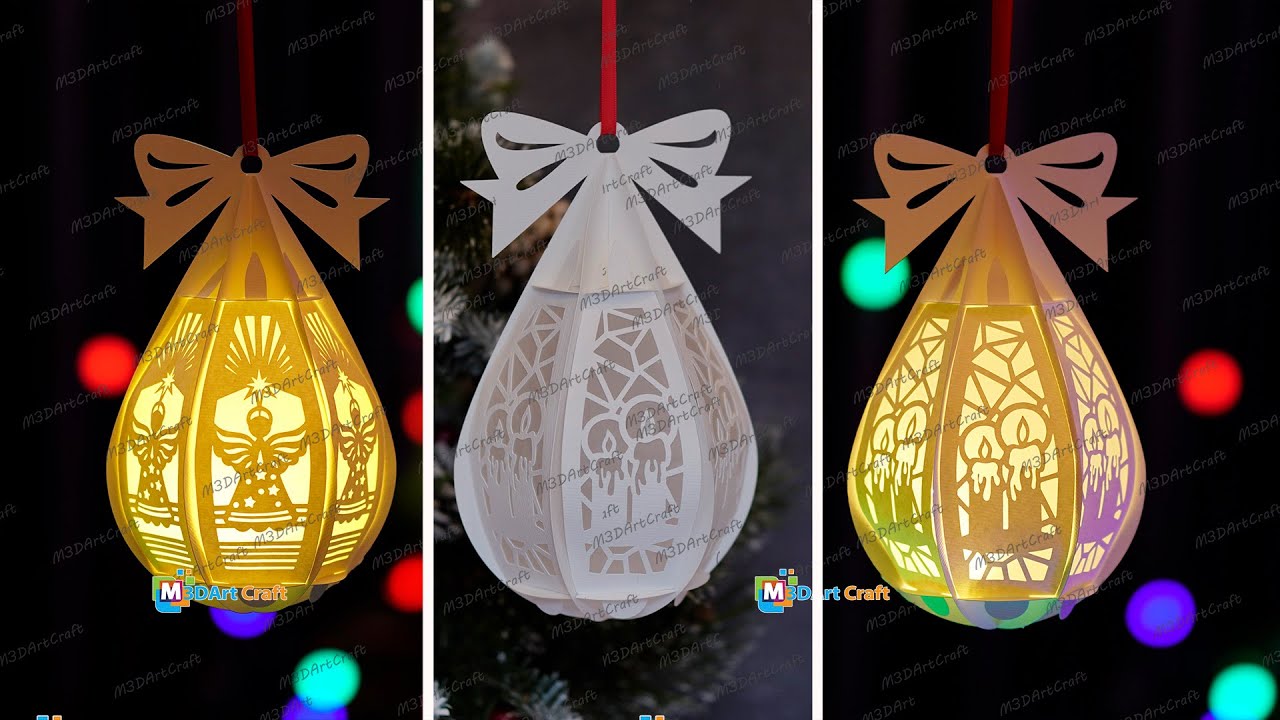 Diy Christmas decorations ideas 2023 Christmas Droplets Ornaments, Christmas Lantern Hanging