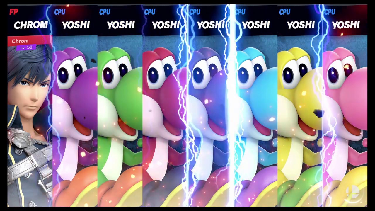 Super Smash Bros Ultimate Amiibo Fights Request #4695 Chrom vs Yoshi ...