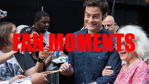 more funny Bill Hader fan interactions but only the last one is wholesome