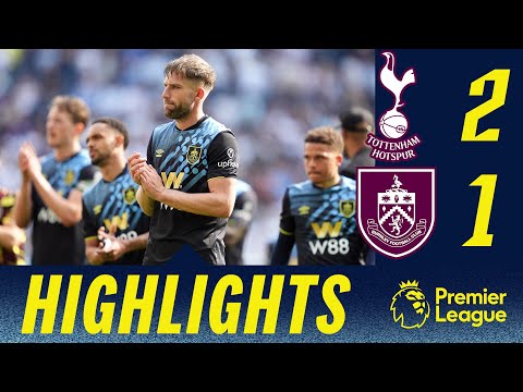 Burnley Relegated To The Championship | Tottenham 2-1 Burnley | Highlights