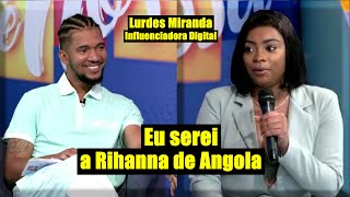 Influencer Lurdes Miranda pela primeira vez no A Tarde e Nossa