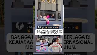 Krisdayanti competes in the international Wushu championship despite being 50 years old #trending...