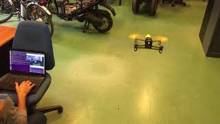 operating bebop drone 1 using ROS through UBUNTU