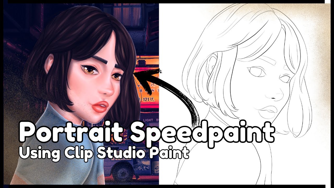 Art Speedpaint | Clip Studio Paint | Digital Painting ️ - YouTube