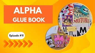 Alpha Glue Book with me ✂️📖💐 Let's Chat on my Day Off!