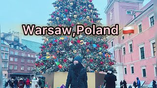 Warsaw , Poland 🇵🇱 #christmas #chritsmassongs #christmasvibes #travel ❤️ #worldtour