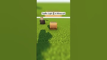 Traffic Light🚦In Minecraft #shorts #minecraft