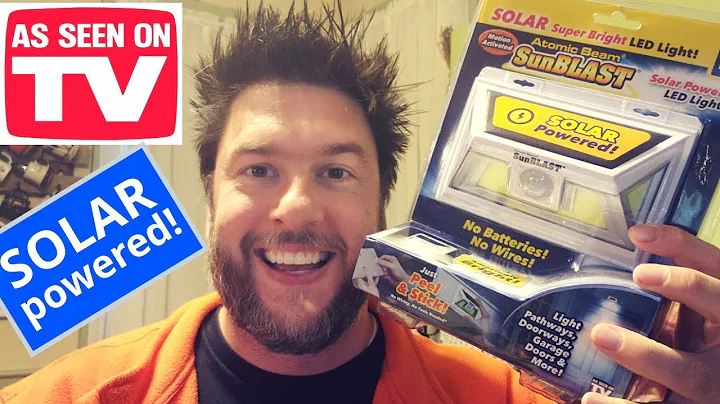 💡Atomic Beam SunBlast review: as seen on TV SUNBLAST solar light [75]
