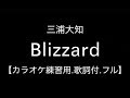 【カラオケ練習用.歌詞付.フル】三浦大知/Blizzard 『ドラゴンボール超 ブロリー』主題歌