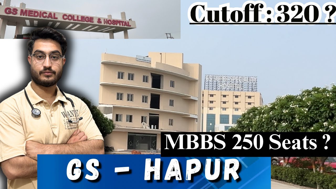 GS  Medical college Hapur Cutoff  NEET 2024 || Private medical college of Uttar Pradesh || NEET2024