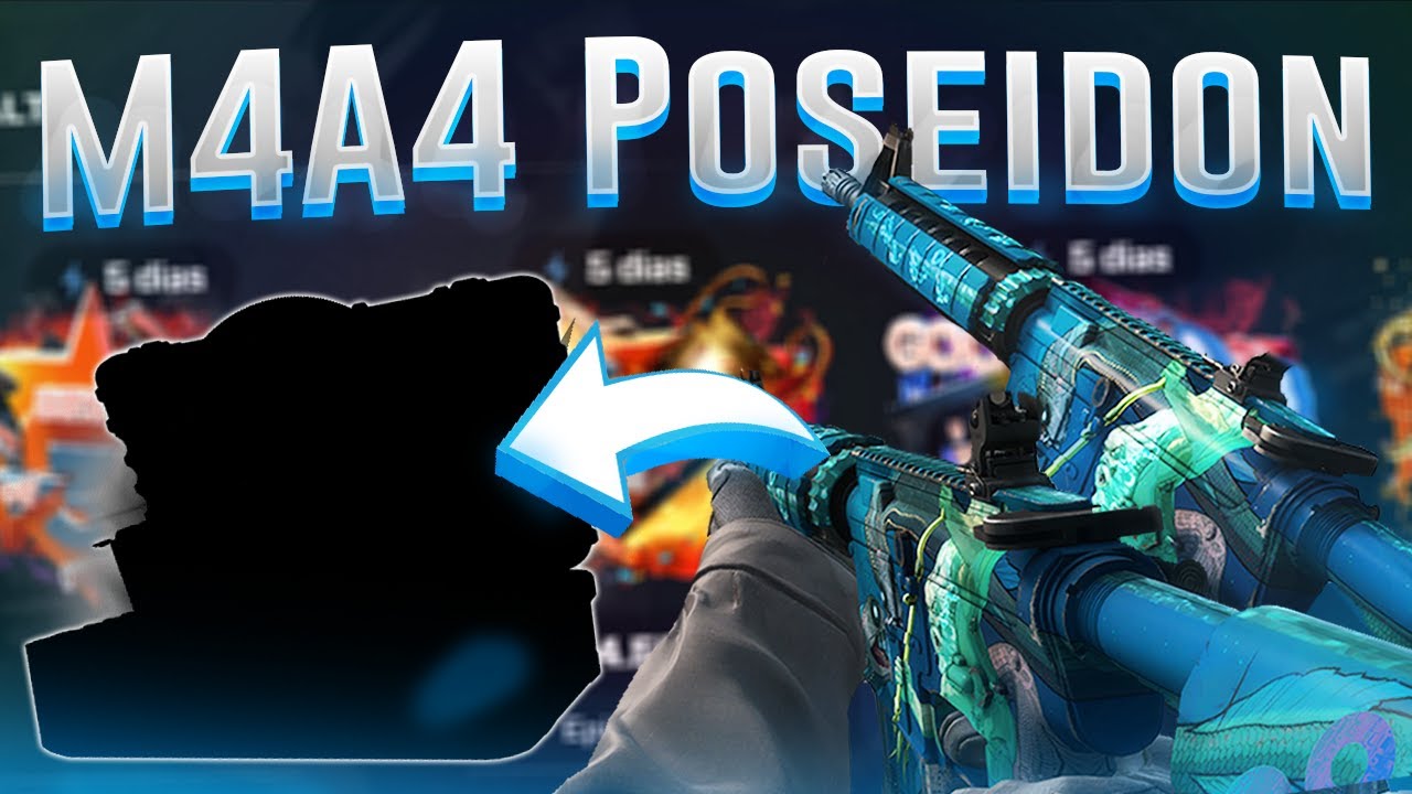 GANHEI uma M4A4 POSEIDON de R$ 4000,00 o.O CSGO Open Case - YouTube