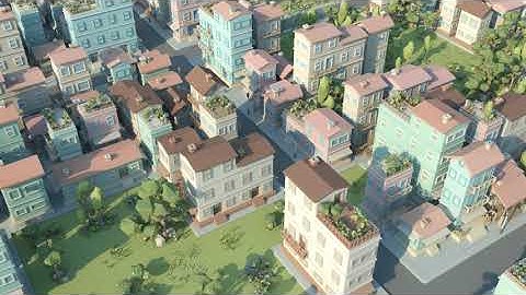 Python Script in Maya - Town Generator