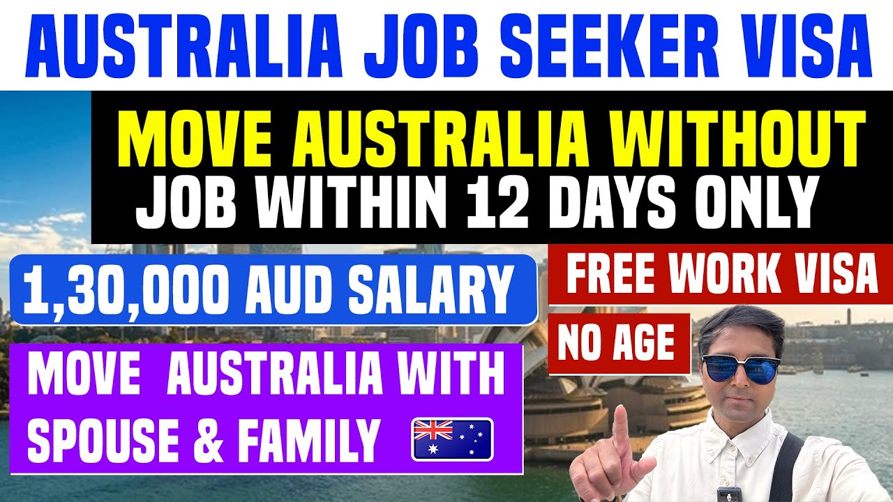 Australia Job Seeker Work Visa Process| Move Australia without Job in