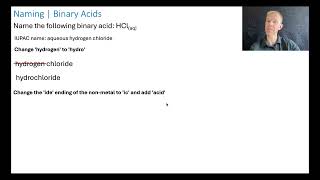 Science 10 Unit A: Naming Binary Acids HCl Net Worth