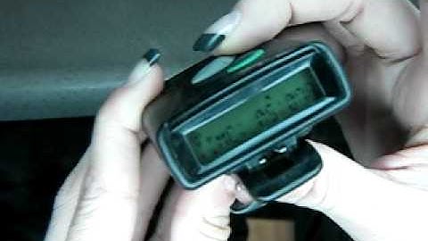 How to Set Time/Date on PagePlus Motorola LS350 Numeric Pager/Beeper
