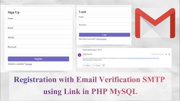Login and Registration with Email Verification in PHP | Email Verification in PHP | @gauravbadgujarofficial