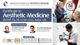 Certificate in Aesthetic Medicine Level 1 |  December  2022 | Dubai UAE screenshot 5