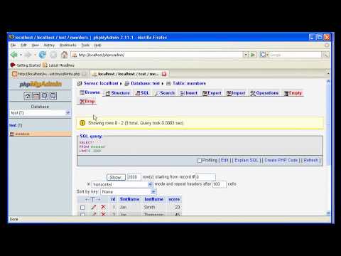 PHP: Writing MySQL