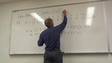 Cycle Notation in the Symmetric Group