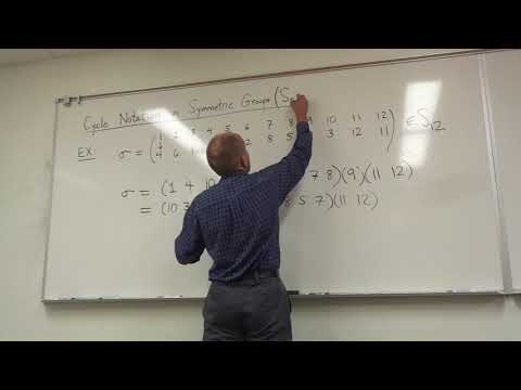 Cycle Notation in
