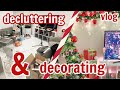 decluttering aka throwing out everything lol &amp; decorating | VLOGMAS DAY 7